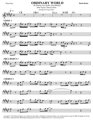 Ordinary World (arr. Jorge Juárez)