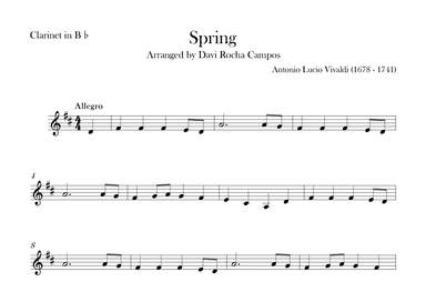 Spring (arr. Davi Rocha Campos)
