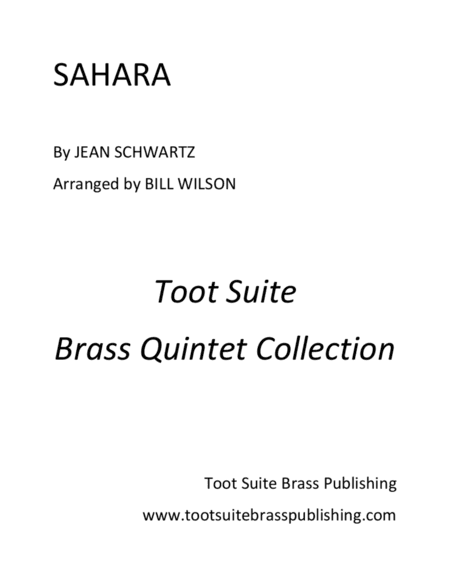 Sahara (arr. Bill Wilson)