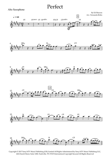 Perfect (arr. Fernando Britto)