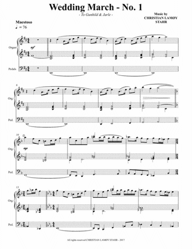 Wedding March - No. 1