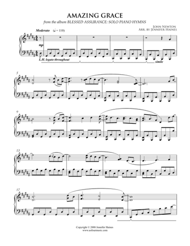 Amazing Grace (arr. Jennifer Haines)