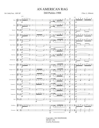 Dill Pickle Rag (arr. Andy Isca ASCAP)