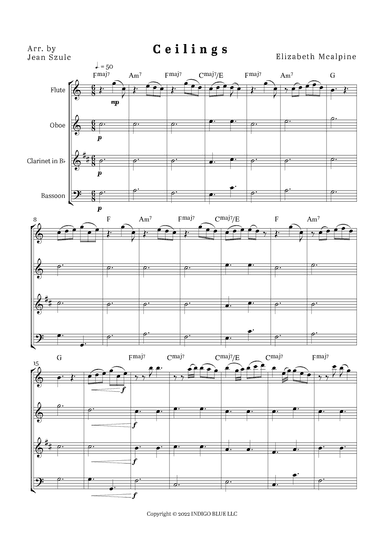 Ceilings (arr. Jean Szulc)
