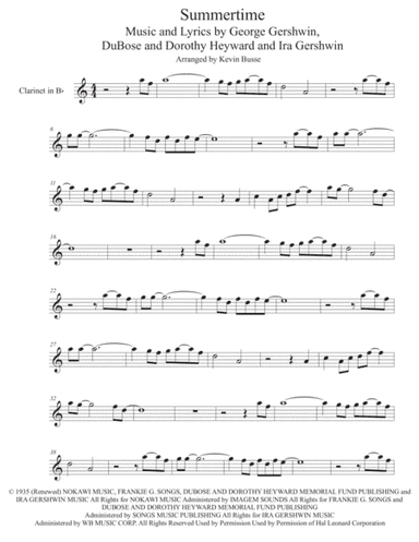 Summertime (arr. Kevin Busse)