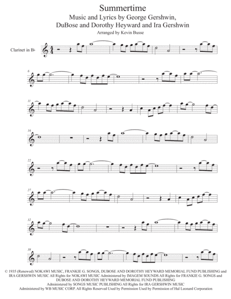 Summertime (arr. Kevin Busse)