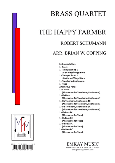 THE HAPPY FARMER - BRASS QUARTET (arr. BRIAN W. COPPING)