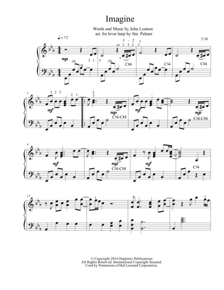 Imagine (arr. Jim Palmer)