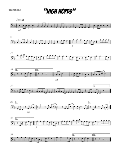 High Hopes (arr. SongBird Music)