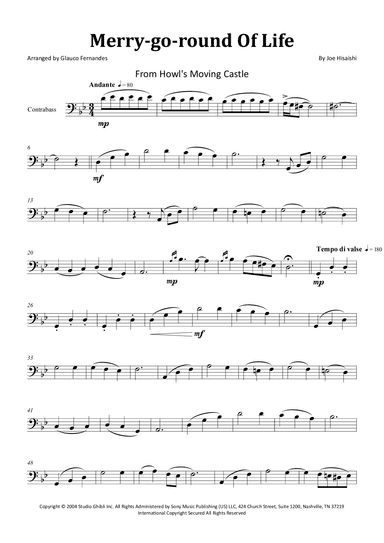 Merry-go-round Of Life (arr. Glauco Fernandes)