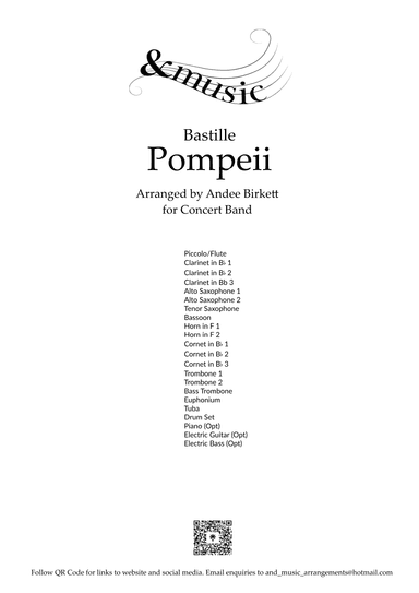 Pompeii (arr. Andee Birkett)