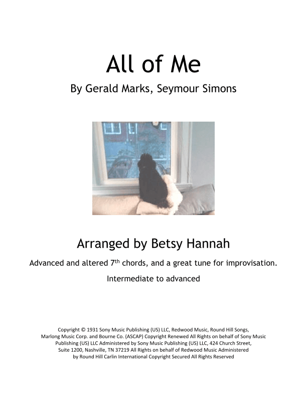 All Of Me (arr. Betsy Hannah)