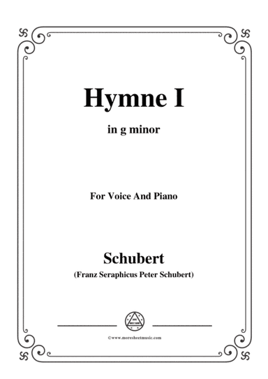 Schubert-Hymne(Hymn I),D.659,in g minor,for Voice&Piano (arr. MSM)
