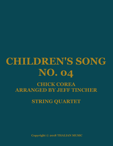 Children's Song No. 4 (arr. Jeff Tincher)