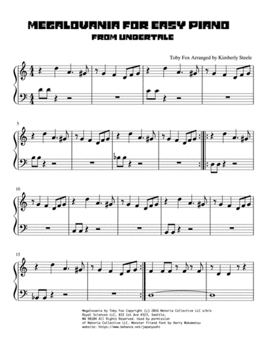 MEGALOVANIA (from Undertale) (arr. Kimberly Steele)