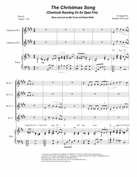 The Christmas Song (Chestnuts Roasting On An Open Fire) (arr. Stephen DeCesare)