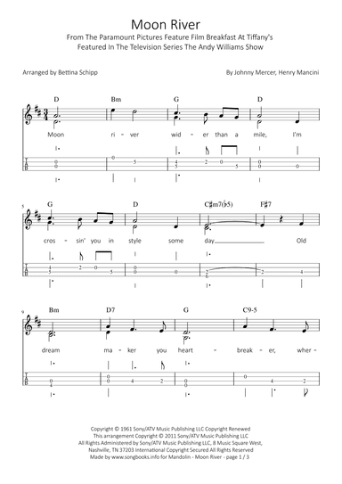 Moon River (arr. Bettina Schipp)