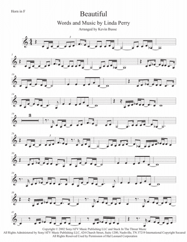 Beautiful (arr. Kevin Busse)