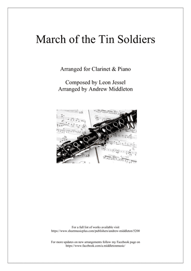 March of the Tin Soldiers arranged for Clarinet and Piano (arr. Andrew Middleton)