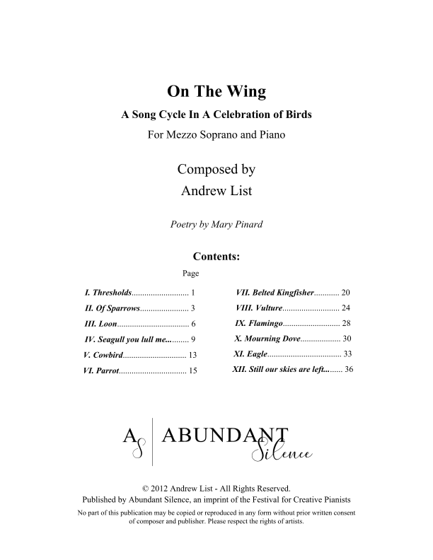 On The Wing