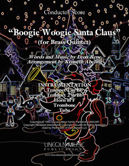 Boogie Woogie Santa Claus (arr. Kenneth Abeling)