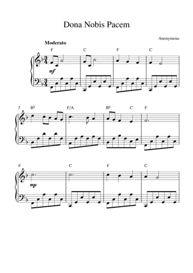 Dona Nobis Pacem (arr. Kaiserin Rebecca)