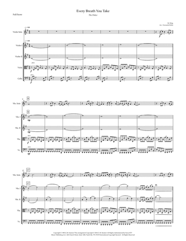 Every Breath You Take (arr. Fernando Britto)