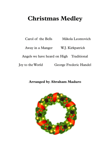 Four Christmas Songs for String Quartet (arr. Abraham Maduro)