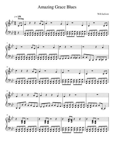 Amazing Grace Blues (arr. Will Jackson)