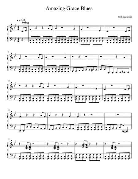 Amazing Grace Blues (arr. Will Jackson)