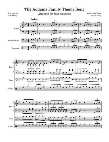 Addams Family Theme (arr. Jack Emily)
