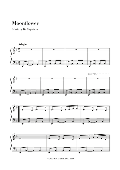 Moonflower - Sad Piano Solo