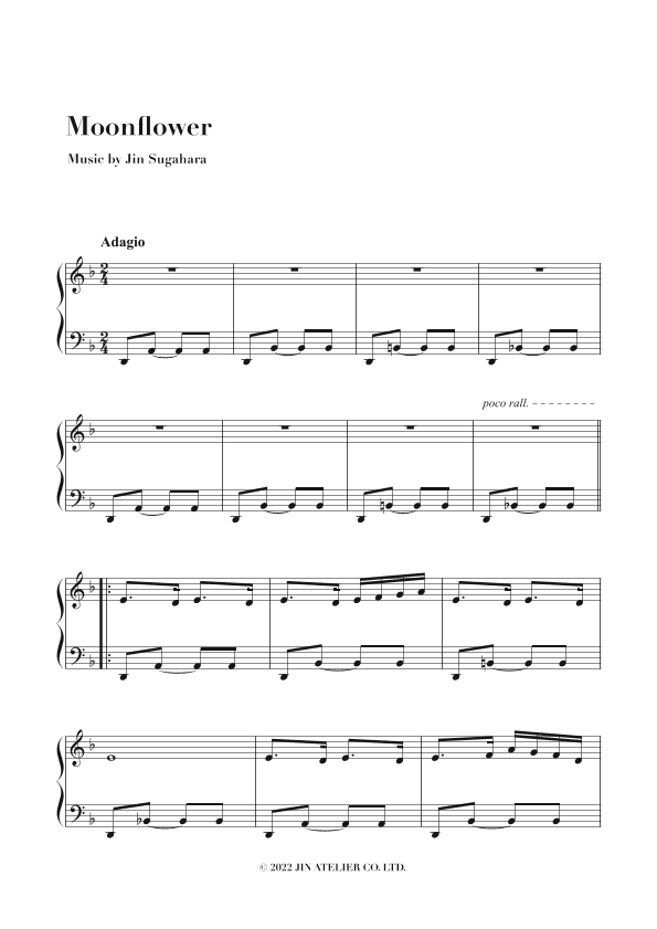 Moonflower - Sad Piano Solo