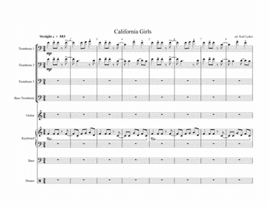 California Gurls (arr. Karl Lyden)