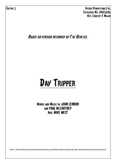 Day Tripper (arr. Mike West)