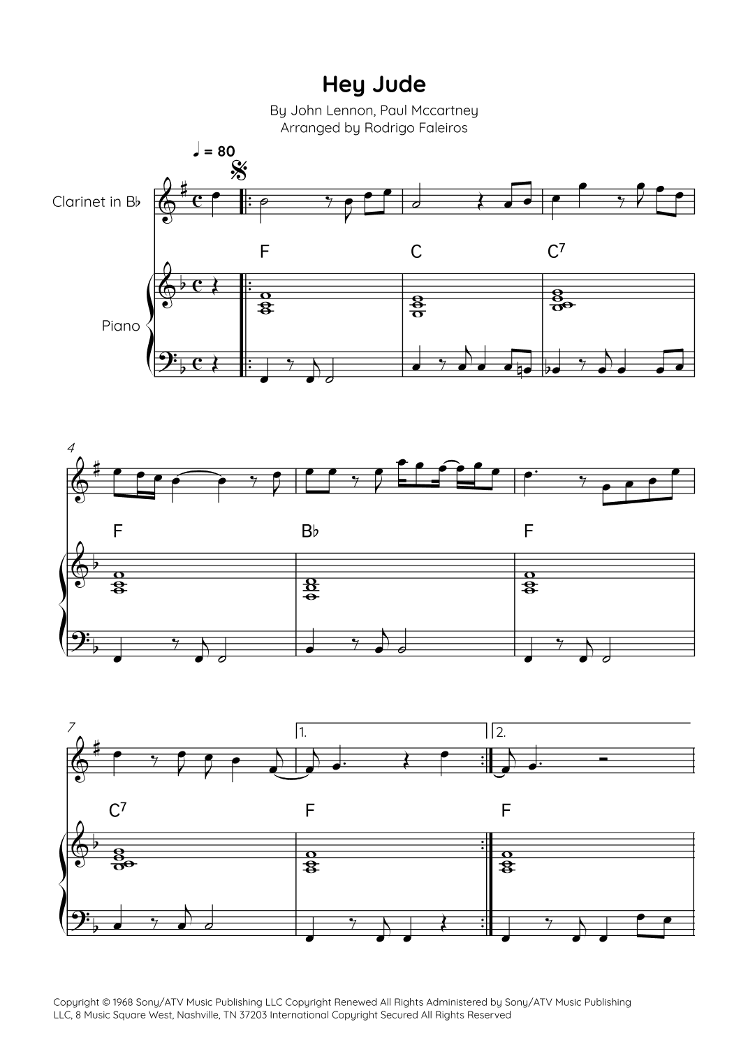 Hey Jude (arr. Rodrigo Faleiros)