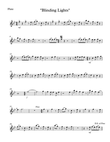 Blinding Lights (arr. SongBird Music)