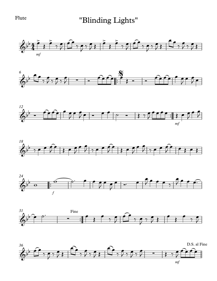 Blinding Lights (arr. SongBird Music)