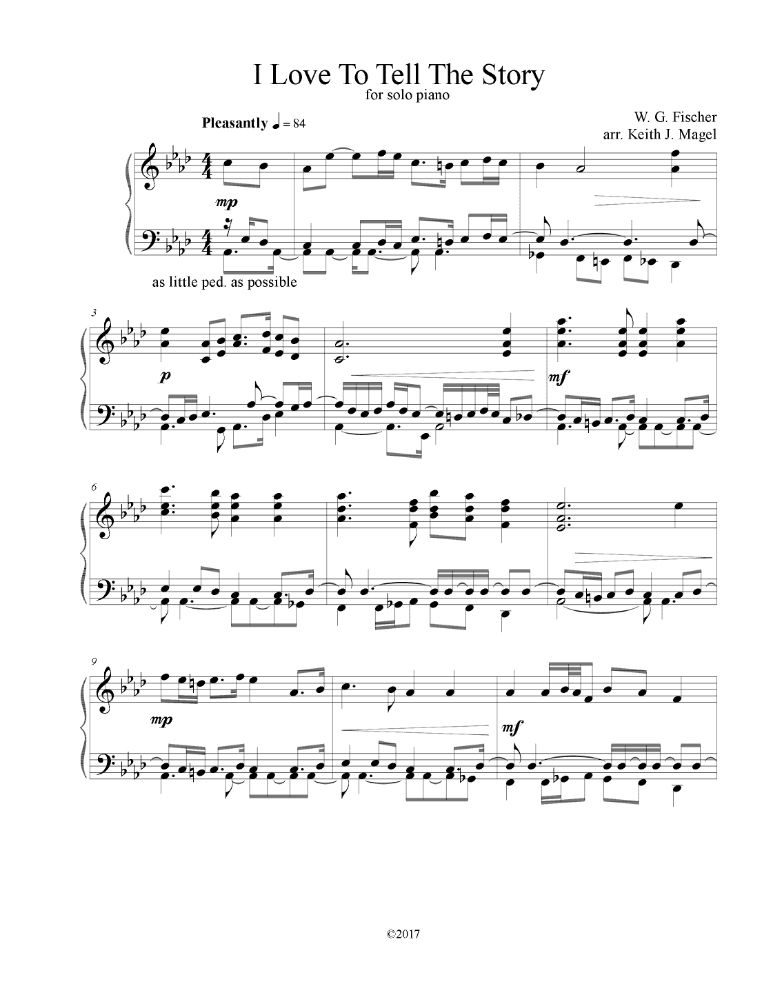 I Love To Tell The Story II (arr. Keith James)