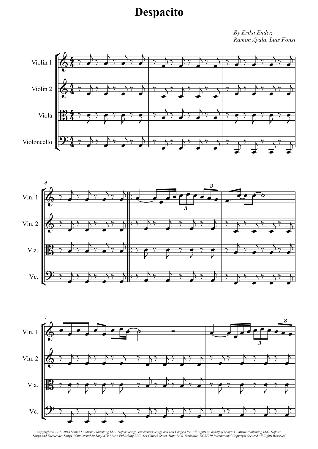 Despacito (arr. Wesley S. SIlva)