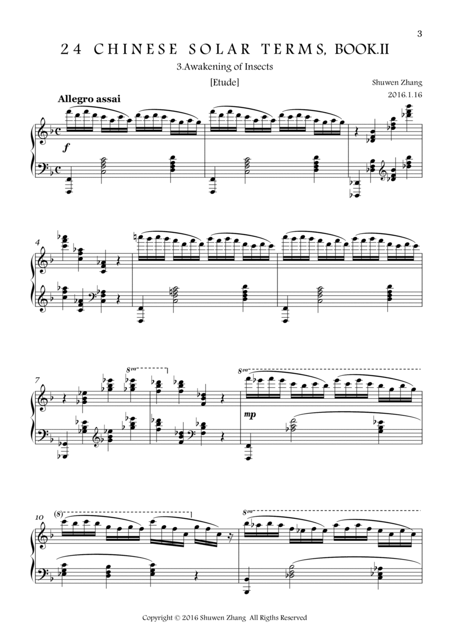 24 Chinese Solar Terms,Bk.2,No.3:  Awakening of Insects