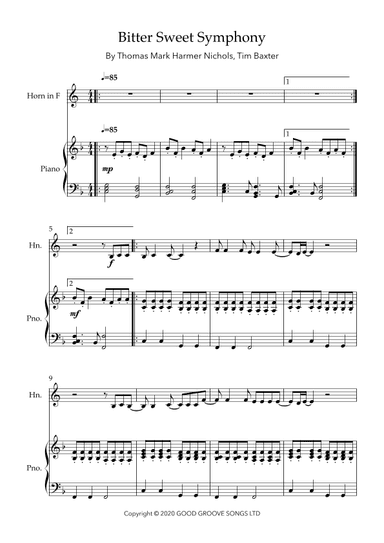 Bittersweet Symphony (arr. Matthew pyeon)