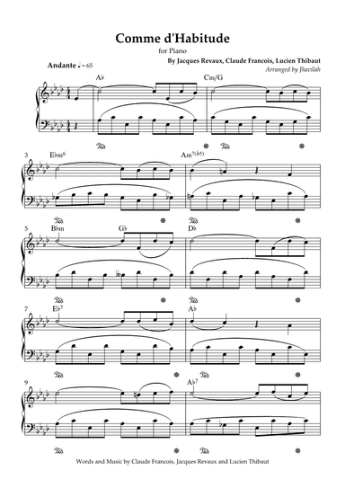 Comme D'habitude (arr. Jhavilah)