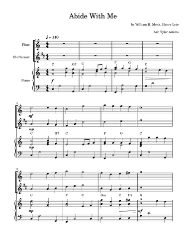 Abide With Me (arr. Tyler Adams)