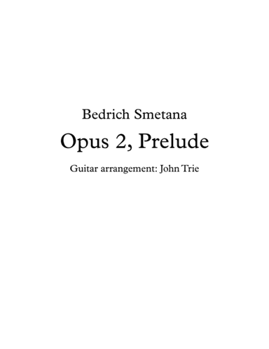 Opus 2, Prelude tab (arr. John Trie)