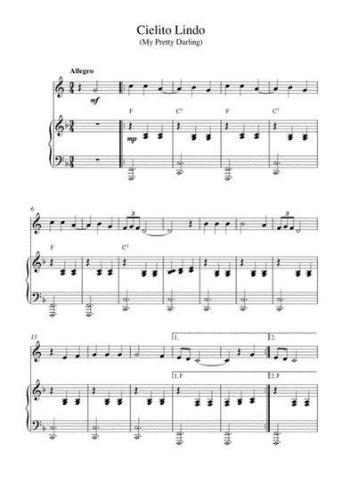 Cielito Lindo (My Pretty Darling) (arr. Kaiserin Rebecca)