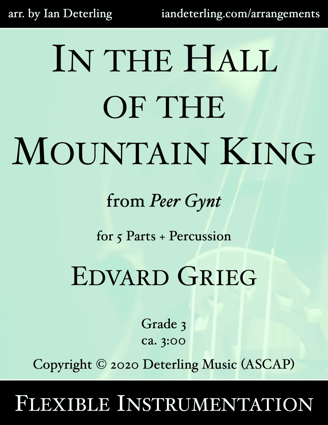 In the Hall of the Mountain King (Flexible Instrumentation) (arr. Ian Deterling)