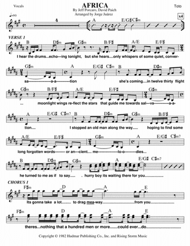 Africa (arr. Jorge Juárez)