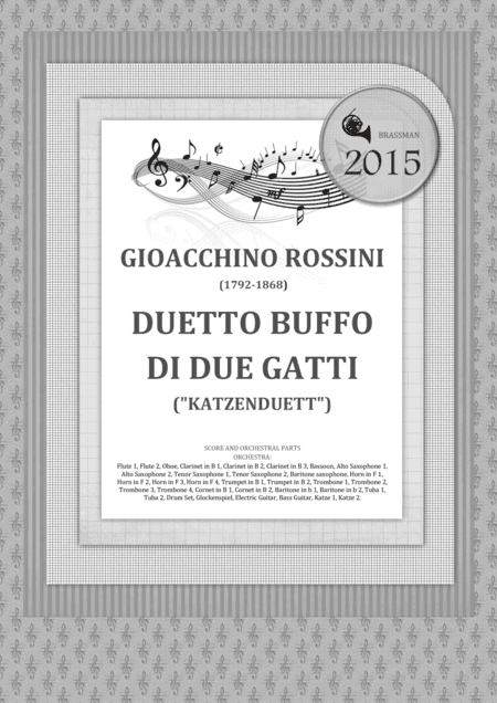 Duetto buffo di due gatti - Katzenduett (arr. Igor Zugrov For Concert Band)
