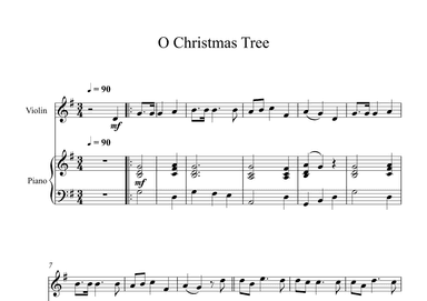 O Christmas Tree (Violin + Piano) (arr. Digital Book Music)